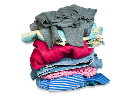 Textiles - Recycle your worn clothes to reduce items that go to landfill